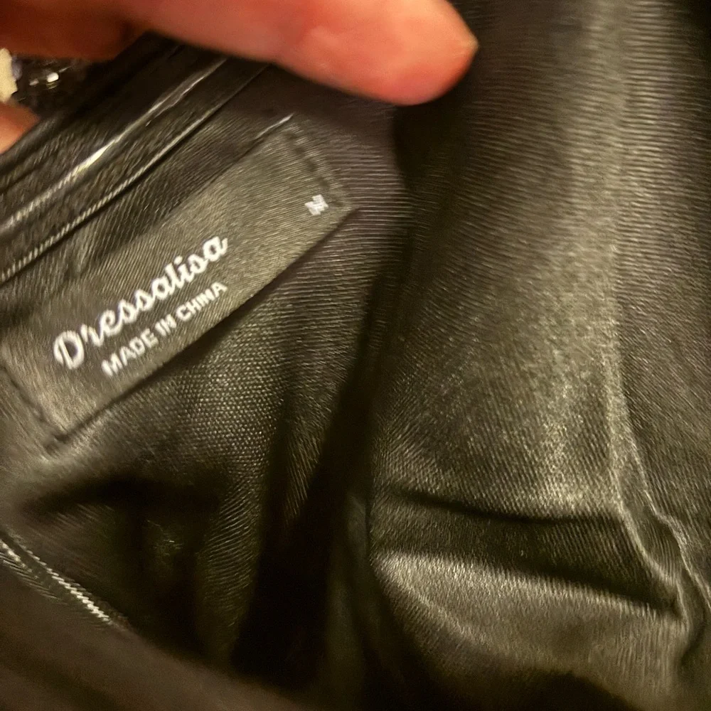 Elegant Black Sequin Evening Dress Thigh slit & Train Size Medium BNWOT - Picture 10 of 11